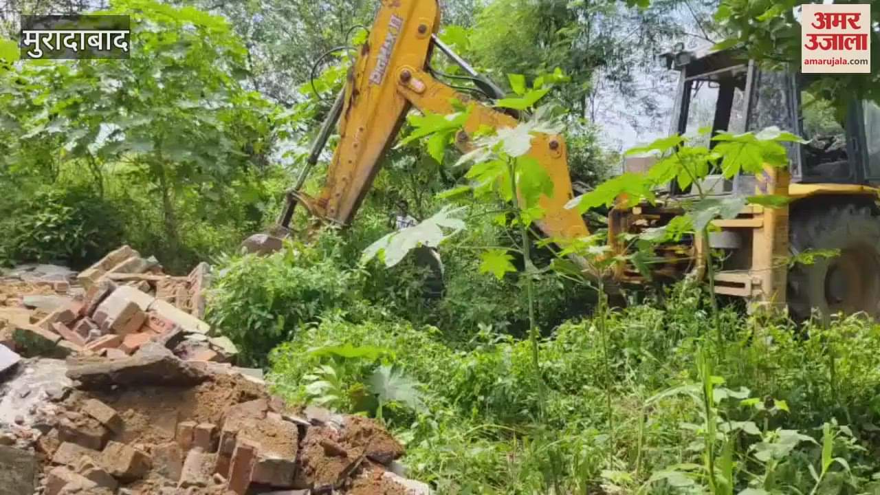 Three and a quarter bigha government land was occupied by building a cemetery, administration freed it