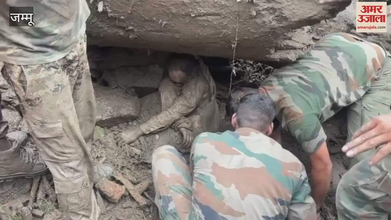 Cloudburst and landslide cause massive destruction in Chishoti village of Kishtwar district of Jammu and Kashmir