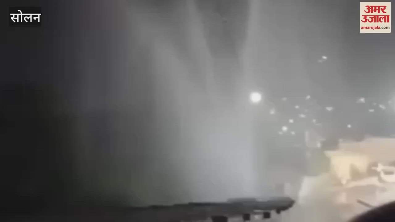 Solan: Video of water power department pipeline burst goes viral