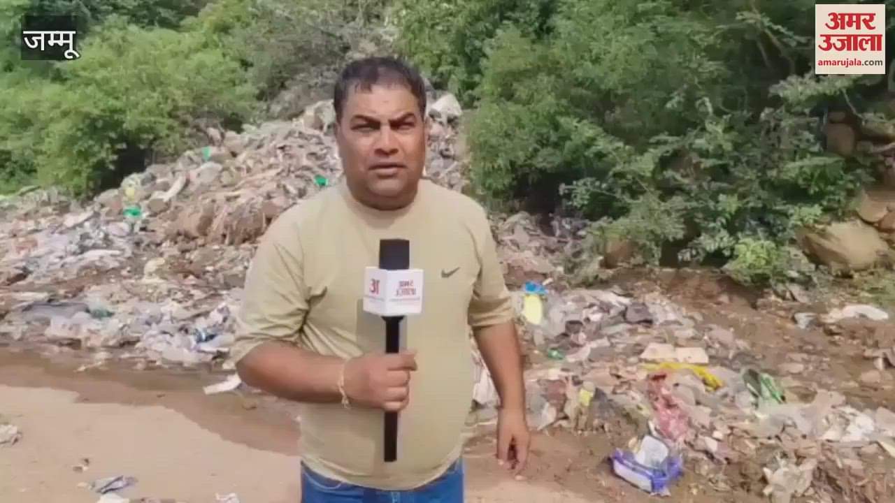 The road in Chinani has become a garbage dump, people are facing a lot of trouble in commuting