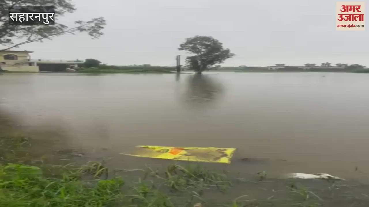 Saharanpur: Water level of Yamuna river increased due to rain, villages filled with water