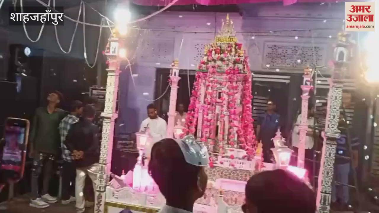 tradition of taking out Tazia started on Chehlum in Shahjahanpur
