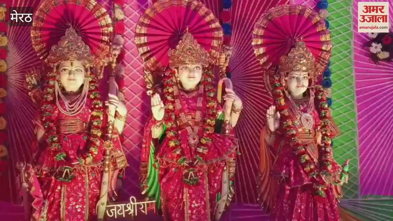 Meerut: Tableau decorated in Janmashtami festival