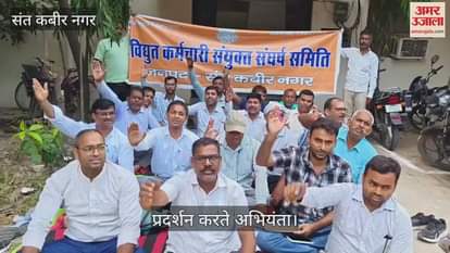 Electricity workers demonstrated against privatization
