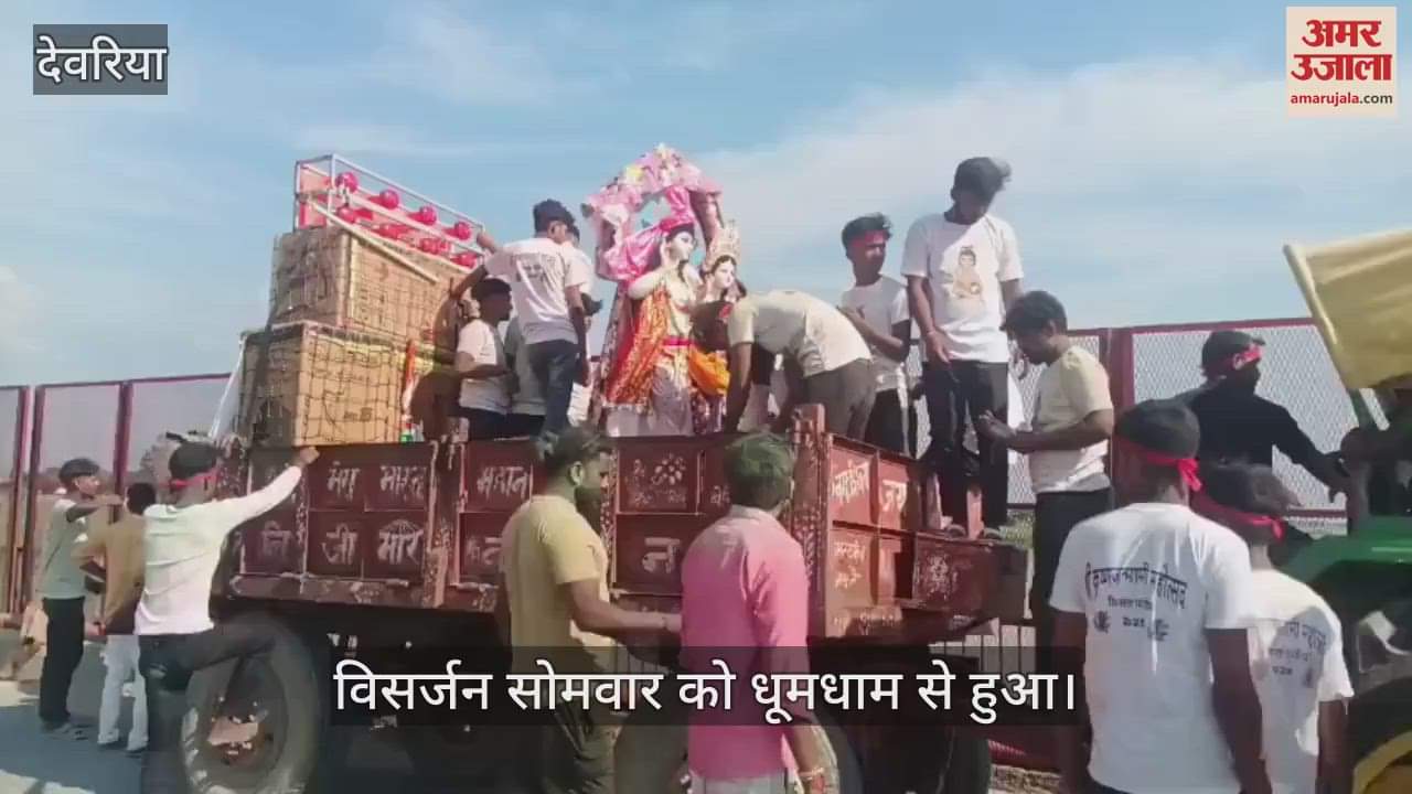 Immersion of idols of Lord Krishna took place with great pomp