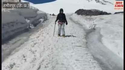 Hamirpur daughter conquered Europe highest peak Bindiya Kaushal is working as a constable in Himachal Police