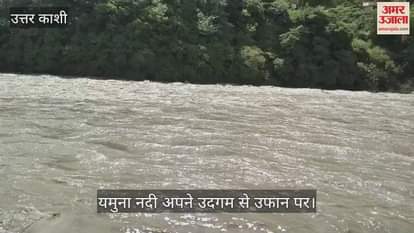 Yamuna river water level rises danger of erosion Uttarkashi Barkot