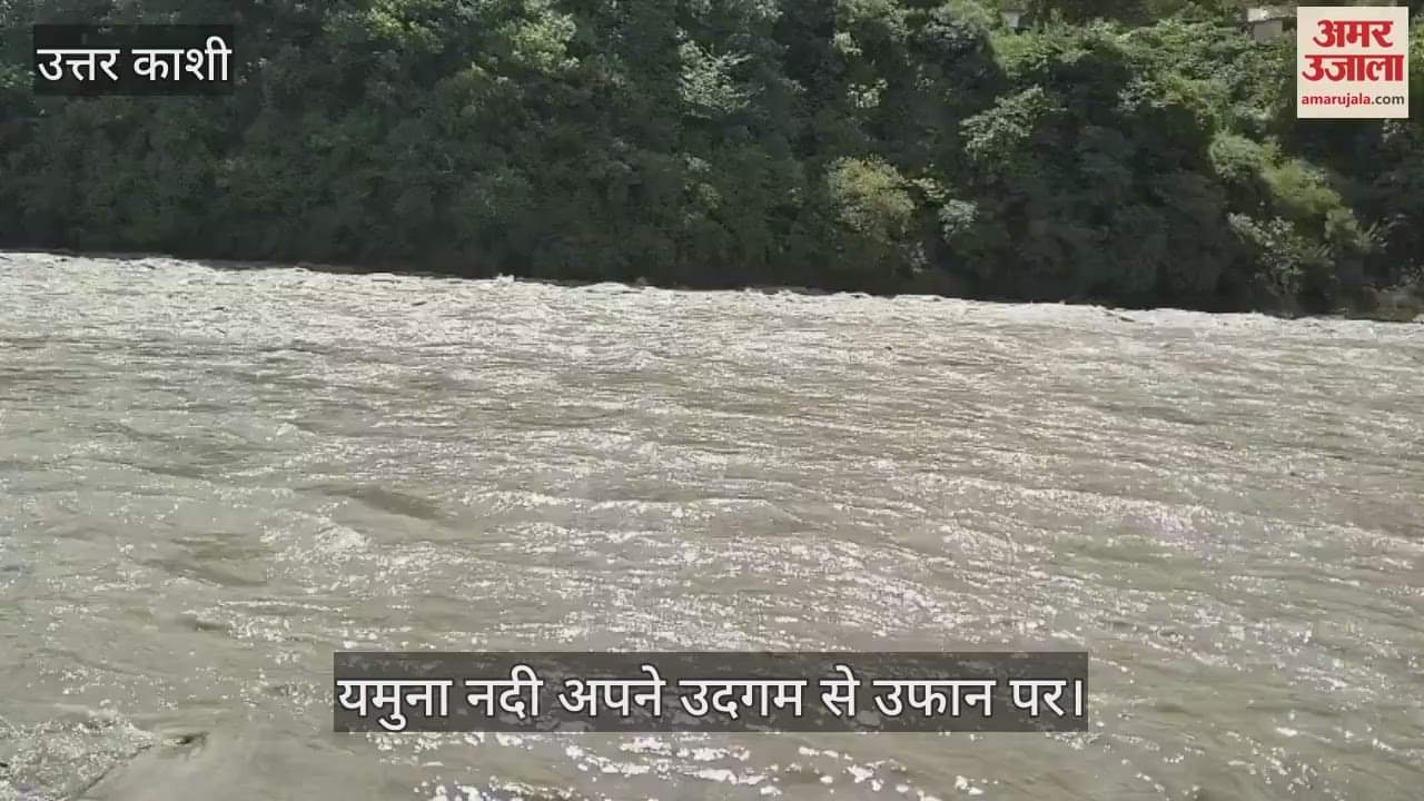 Yamuna river water level rises danger of erosion Uttarkashi Barkot