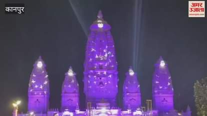 Grand decorations were done on Janmashtami at JK temple, fair was also organised