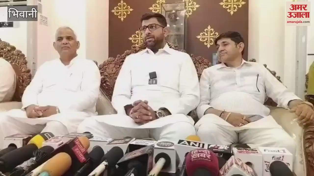 JJP leader Digvijay Chautala held a press conference regarding the Manisha murder case in Singhani of Bhiwani district