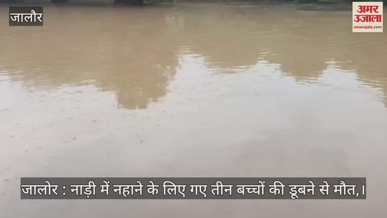 Jalore News: Three children who went to take bath in Nadi died by drowning