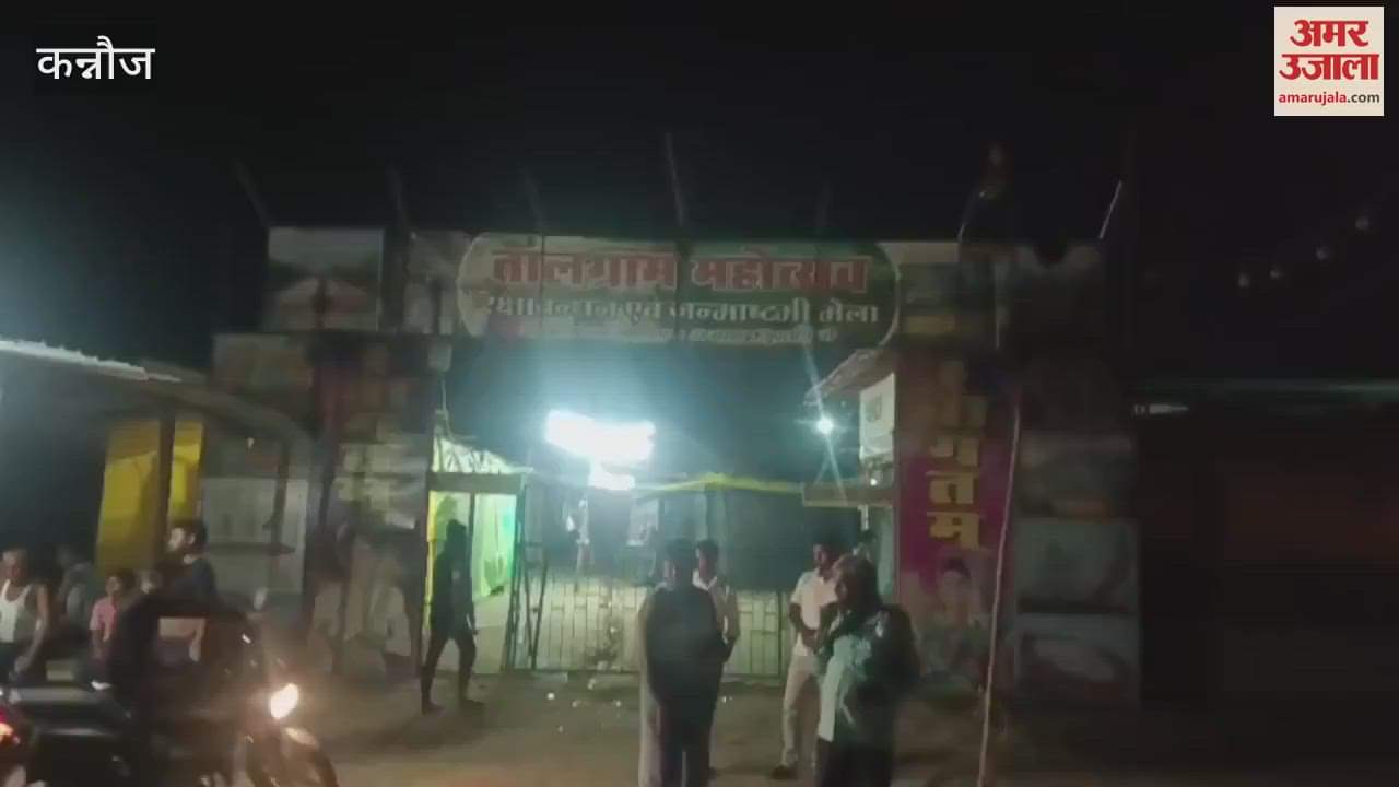 Two cousins fell down when an iron rod got stuck in the swing placed in the middle of the exhibition