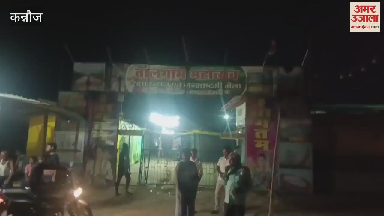 Two cousins fell down when an iron rod got stuck in the swing placed in the middle of the exhibition