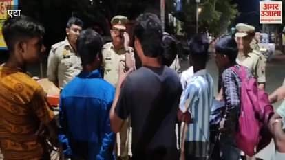 Police officers reached village on rumor of drone and thieves