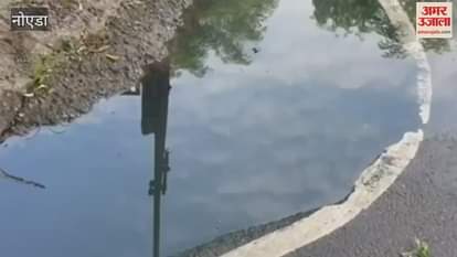 Residents of Sector Gamma of Greater Noida troubled by dirty sewer water