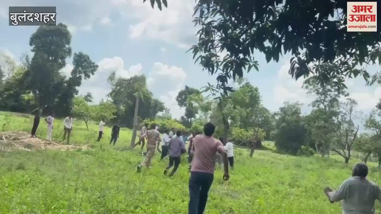Video of a fight between two parties in the presence of police and tehsil employees in Bulandshahr goes viral