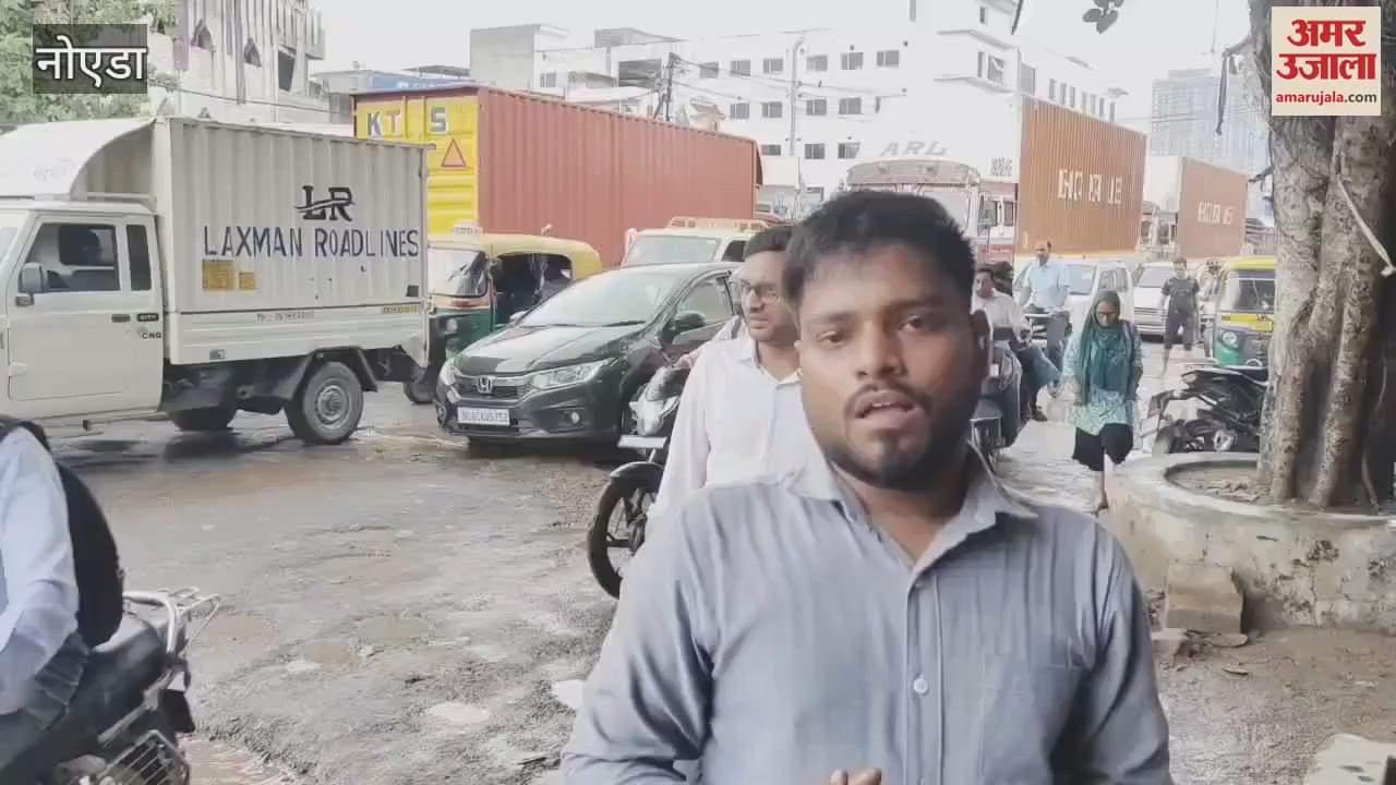 Pushta road is in bad condition, drivers are facing problems due to potholes