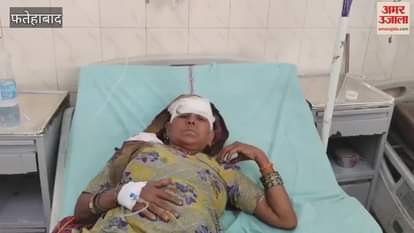 In Fatehabad, the driver fell asleep, the Bolero overturned, five people including three women from Sirsa were injured