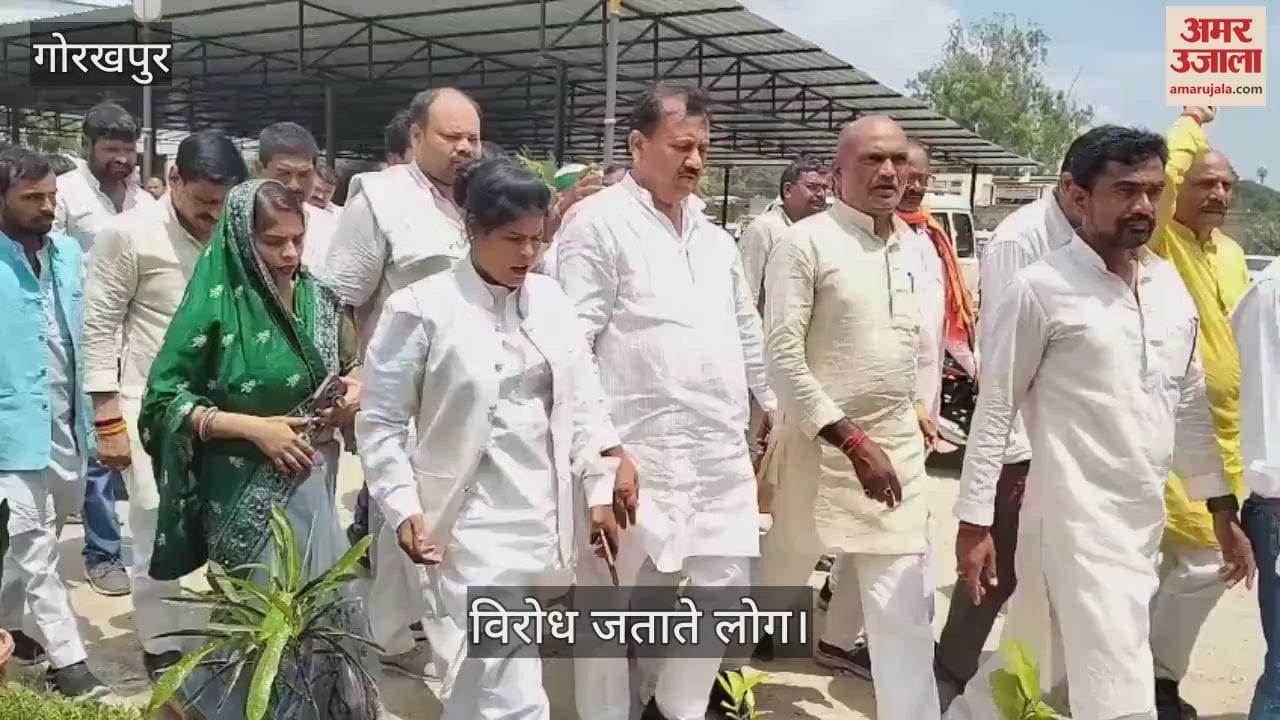Protest held against removal of statue of former MLA late Kedar Singh