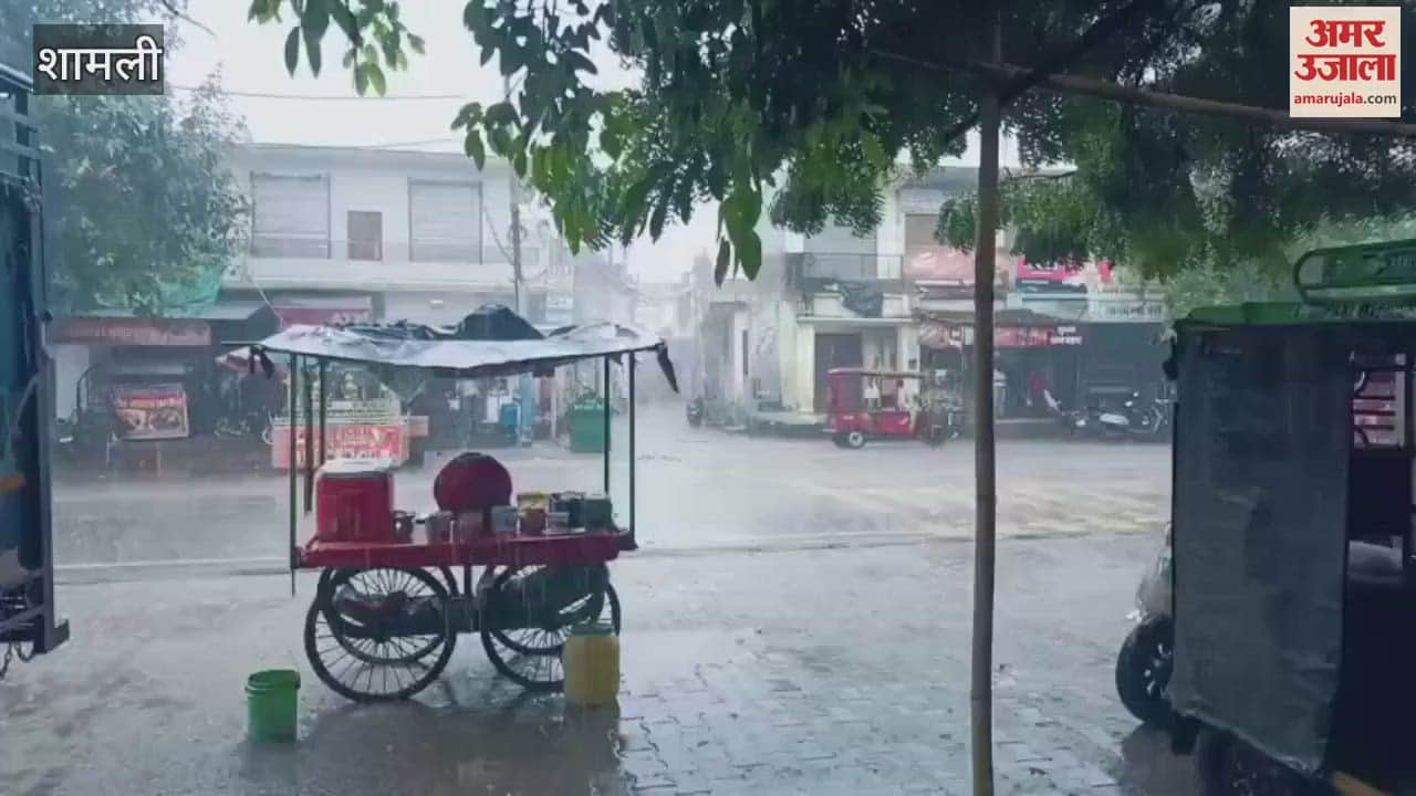 Heavy Rain in Shamli: Relief from Heat but Waterlogging Creates Problems