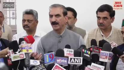 Shimla CM Sukhvinder Singh Sukhu targeted the opposition know what he said