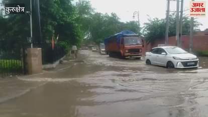 Heavy rain in Kurukshetra, city flooded