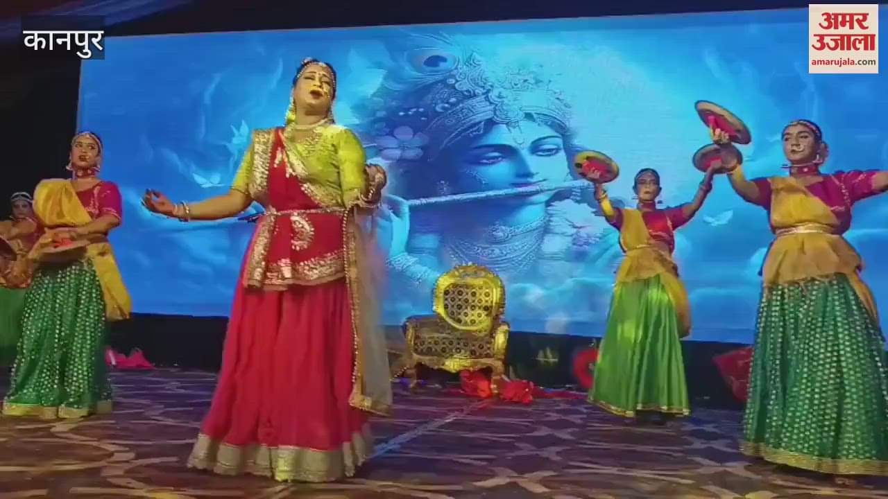 Attractive presentations mesmerized the devotees at the Janmashtami festival of JK temple