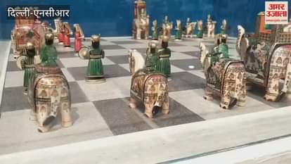 Art exhibition of craftsmen from different states at The Kunj of Shilp Bhavan in South Delhi