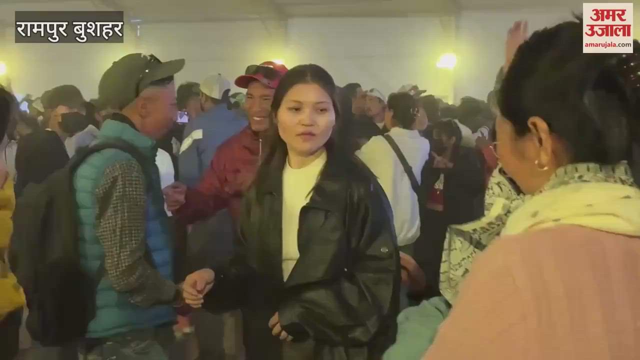 Rampur Bushahr People of Spiti danced to the songs of Birbal Kinnaura and Furboo Negi