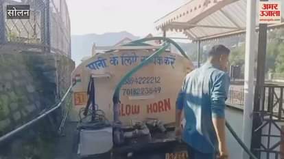 Solan People dependent on water tankers on 9th day