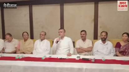 MLA Sumit Hridayesh lashed out at the BJP government during the press conference in haldwani