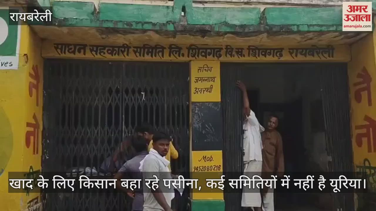 रायबरेली में खाद के लिए किसान बहा रहे पसीना, कई समितियों में नहीं है यूरिया