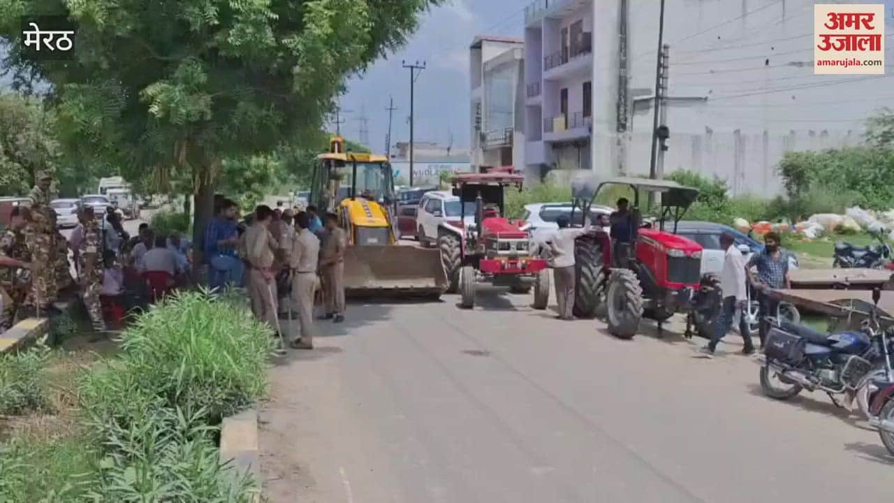 Meerut Shatabdi Nagar Dispute: Farmers Protest Against MDA Demolition Drive