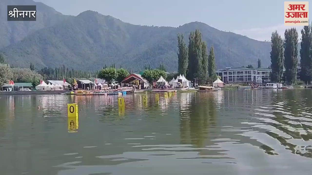 Khelo India Water Sports Festival: A storm of excitement was seen in Srinagar on the second day