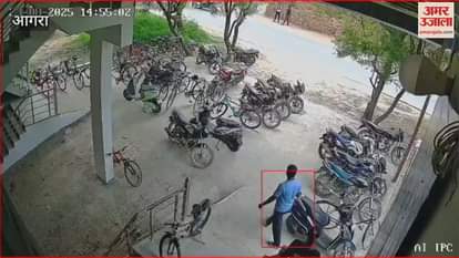 Student hit by car in agra