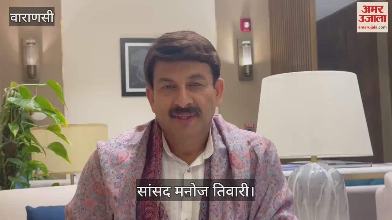 MP Manoj Tiwari released video informing about his visit to Durga Mandir