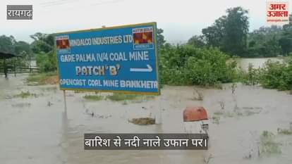 Due to the rain in Raigad for the last 24 hours rivers and streams are in spate smiles are back on the faces of the farmers