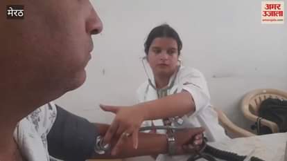 Meerut: A free medical camp was organized in Neel Gali city Sarafa Bazar