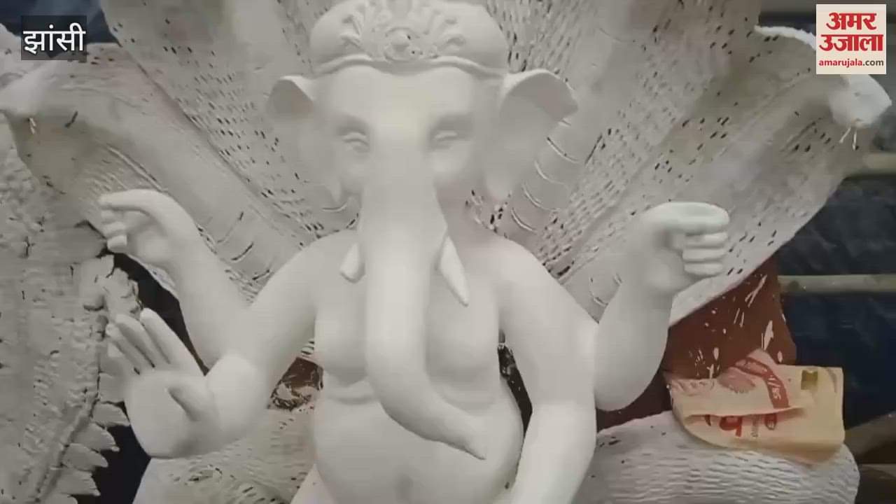 Jhansi: Gajanan will be installed in every house, sculptors are busy giving shape to the statue