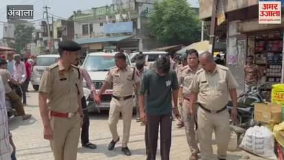 Ambala police taught a lesson to the killers of Sahil Bisht of Uttarakhand, paraded them in the markets of Shahzadpur