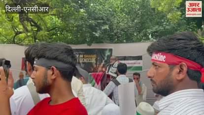 Dharna in support of Palestine at Jantar Mantar
