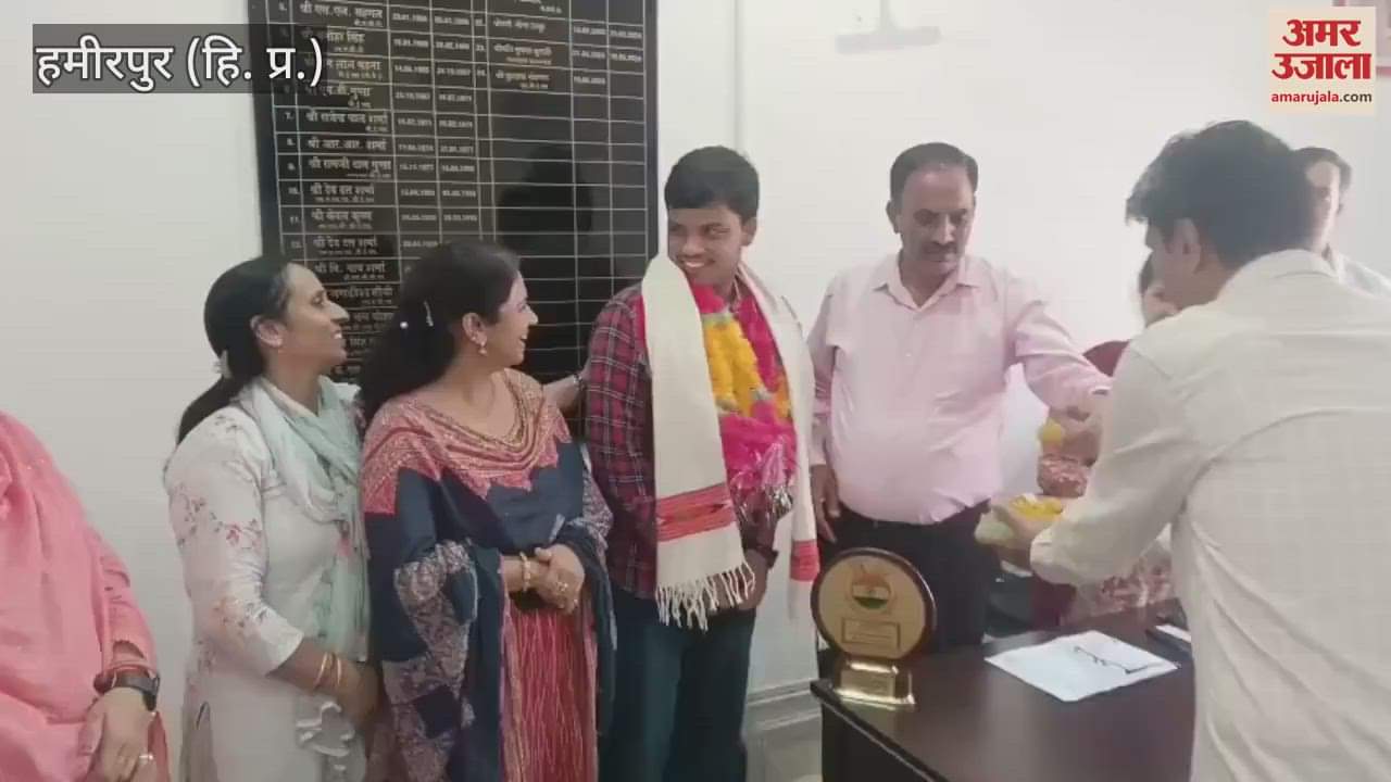 Hamirpur Anshul Kumar a student of Bal School Hamirpur got selected for MBBS