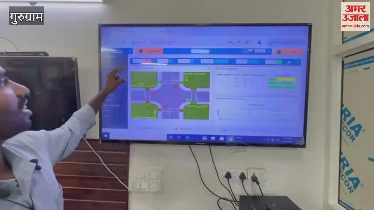 132 red lights in Gurugram city have become advanced