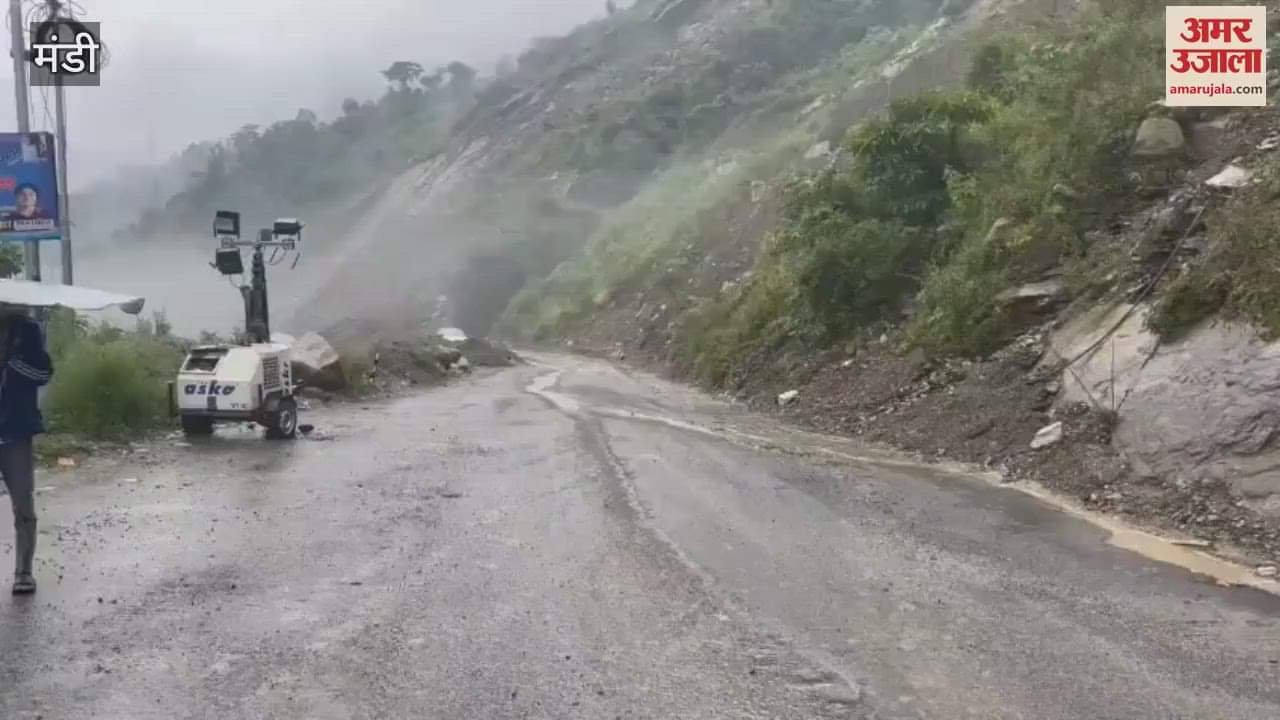 Mandi Chandigarh-Manali National Highway restored KMC company cheated again machinery did not arrive