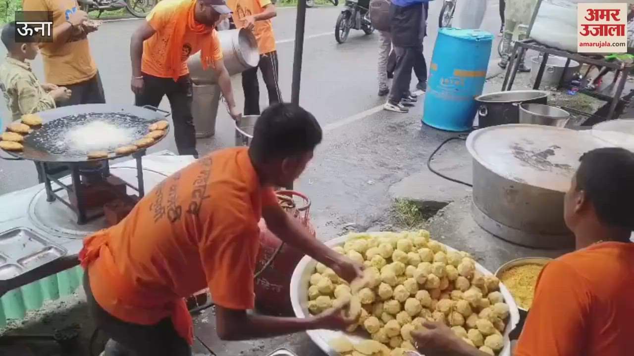 Una 13th annual feast of Har Har Mahadev Langar Committee Chintapurni in Mani Mahesh