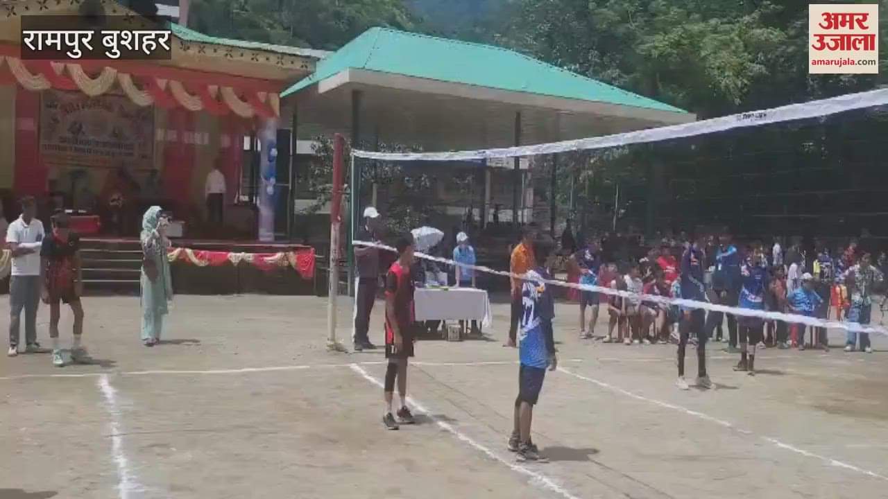 Rampur Bushahr Children showed their strength in the cluster level sports competition of DAV Rampur