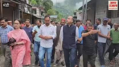 Leader of Opposition Jairam Thakur visited the disaster affected area of Mandi know what he said