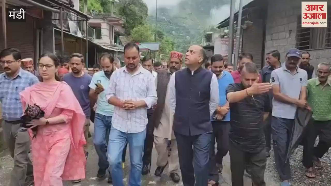 Leader of Opposition Jairam Thakur visited the disaster affected area of Mandi know what he said