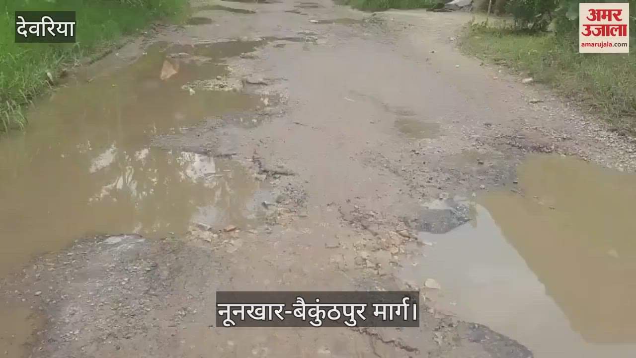 There are more than three hundred potholes on a three kilometer long road, making it difficult to walk