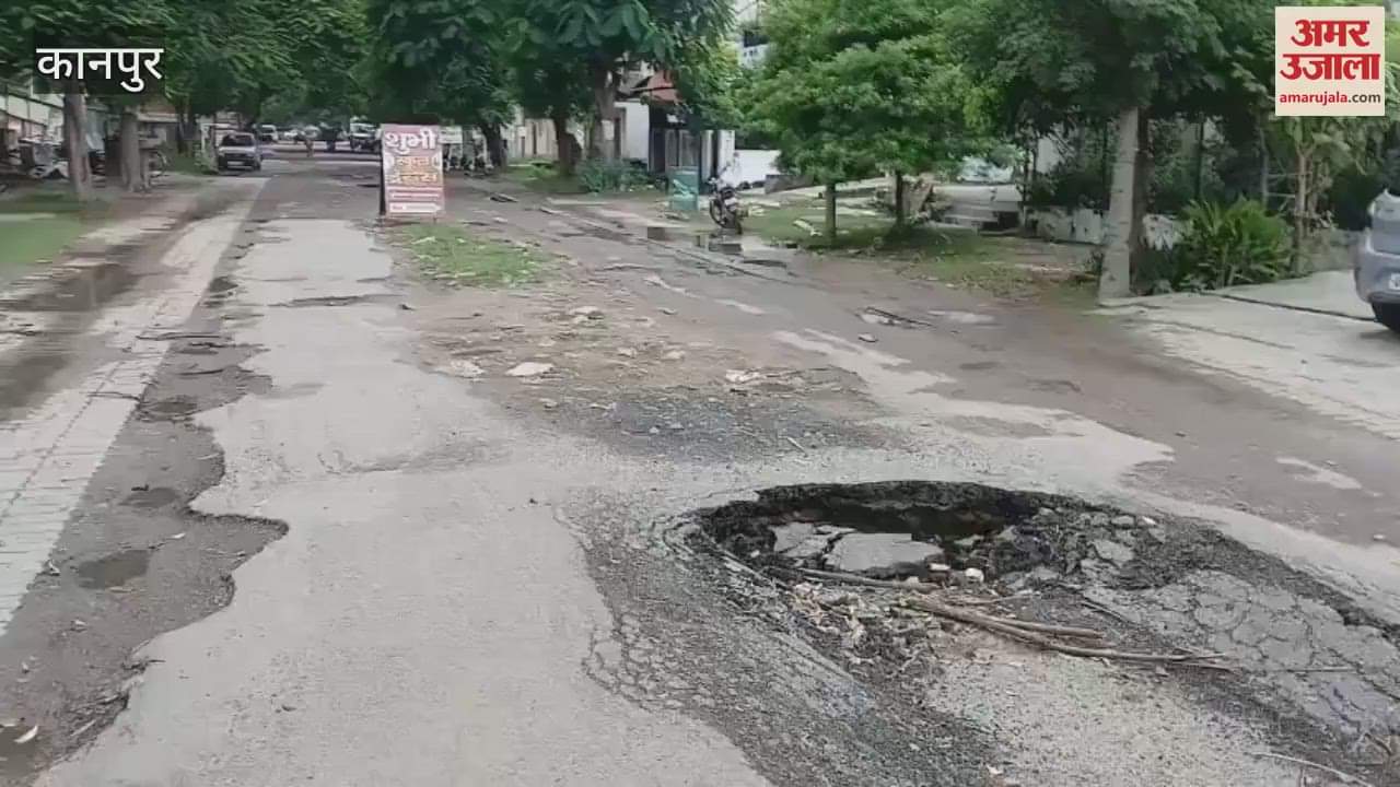 Panki Dham Station Road is inviting accidents, the road has turned into potholes
